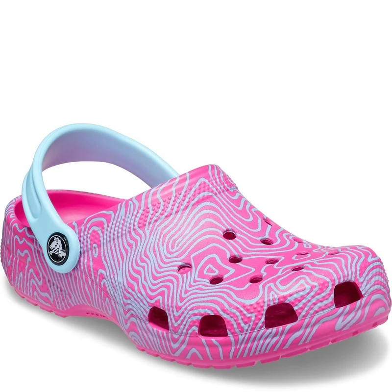 Crocs Kids Classic Topographic Clog Juice/Multi / Infant 11