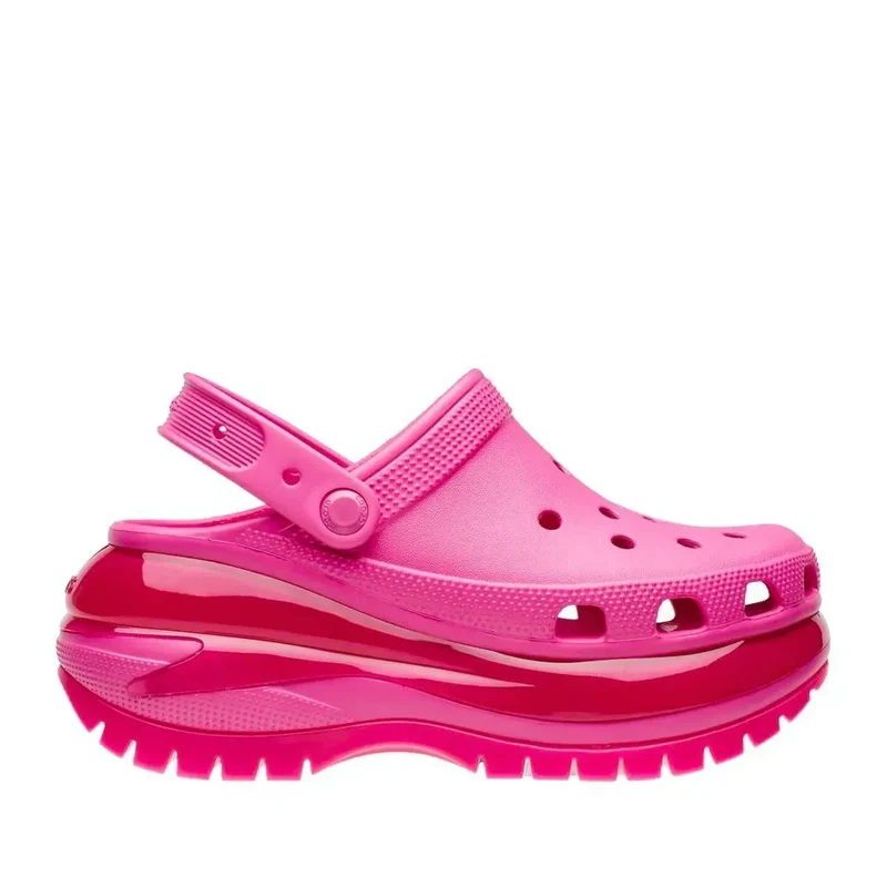 כפכפי קרוקס פלטפורמה במהדורה מיוחדת Crocs Classic Mega Crush Clog Black noir 207988-6ub 38-39