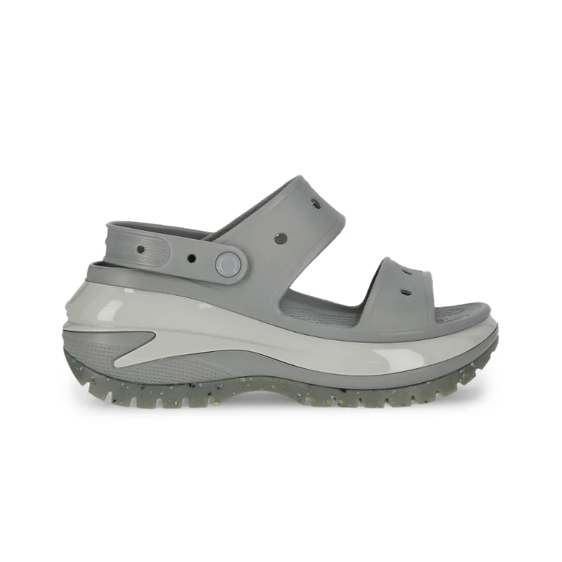 Sandalias Crocs Classic Mega Crush Gris Mujer