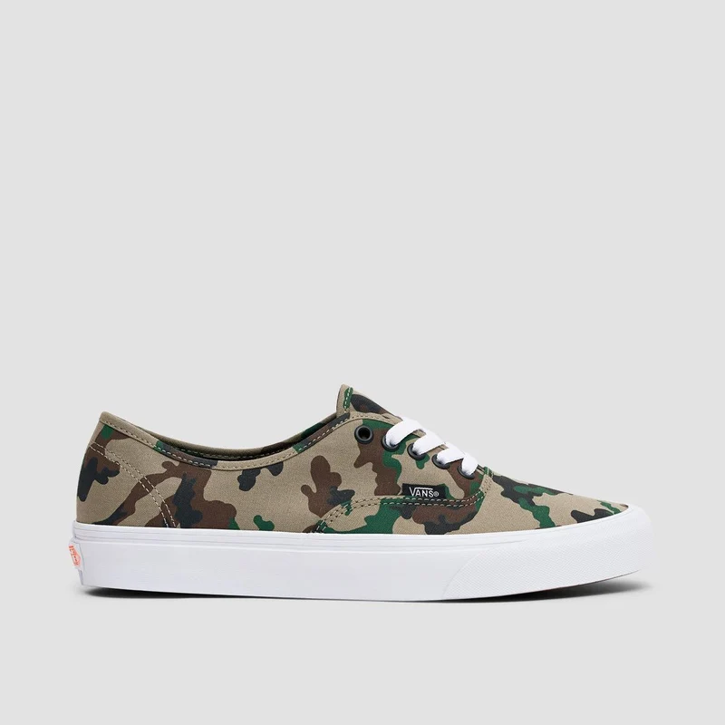 Vans Authentic Shoes - Camo Olive/White 10.5uk / Camo Olive/White