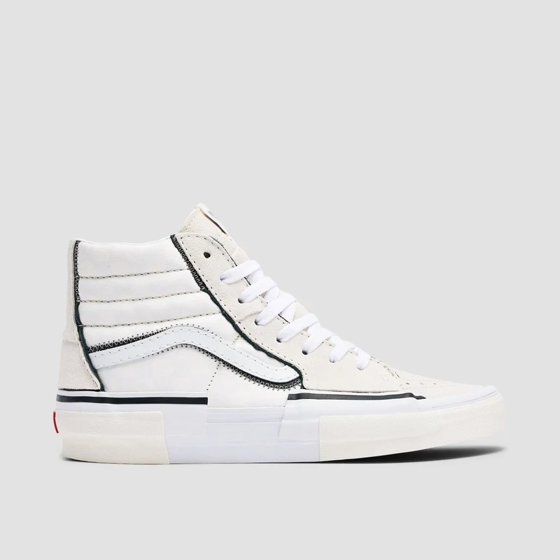 Vans Sk8-Hi Reconstruct High Top Shoes - Marshmallow/White 9uk / Marshmallow/White
