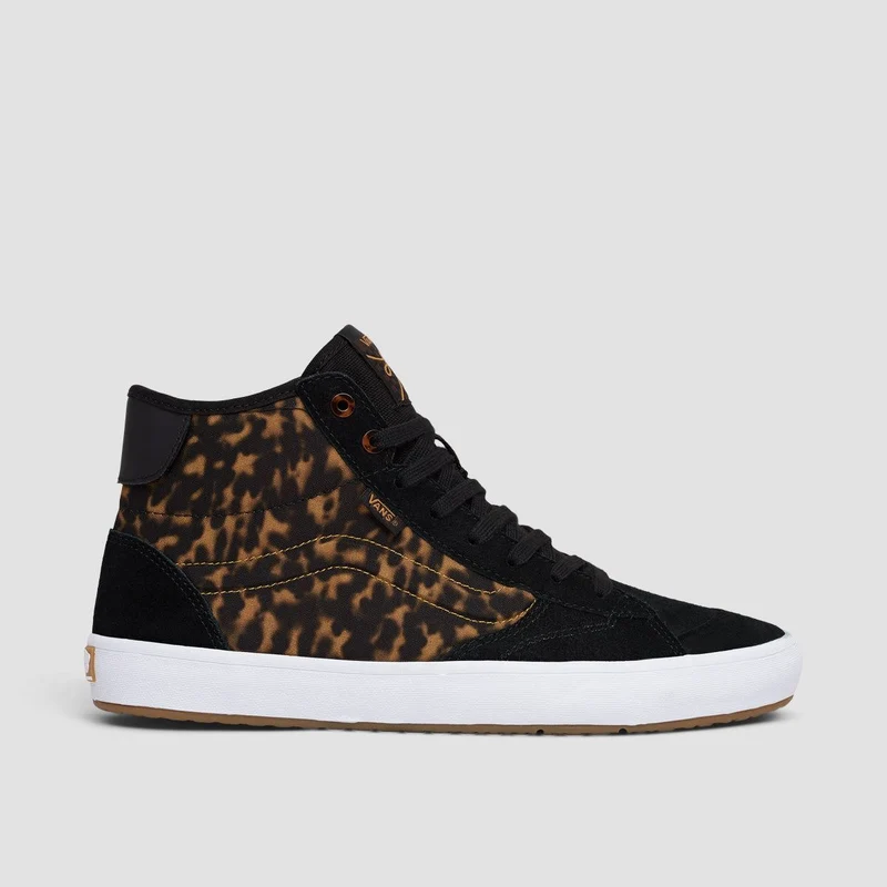 Vans The Lizzie High Top Shoes - Tortoise Dark Brown/Black 9uk / Tortoise Dark Brown/Black