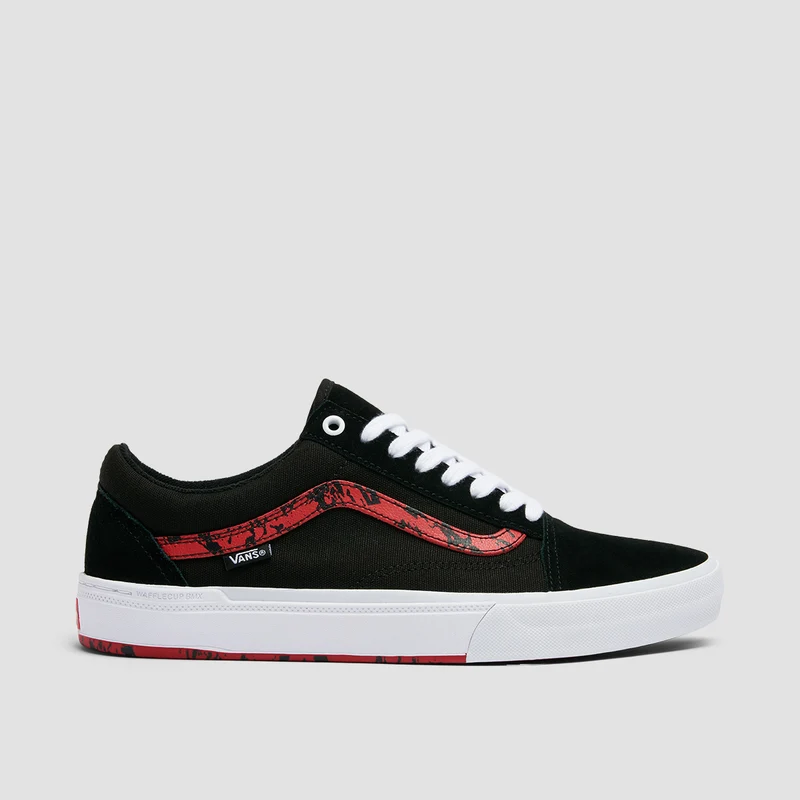 Vans BMX Old Skool Shoes - Marble Black/White/Red 8uk / Marble Black/White/Red