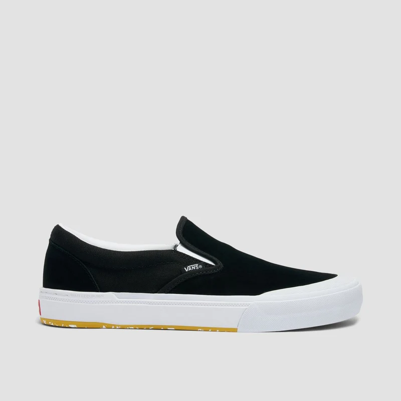 Vans BMX Slip-On Shoes - Marble Black/White/Yellow 8uk / Marble Black/White/Yellow