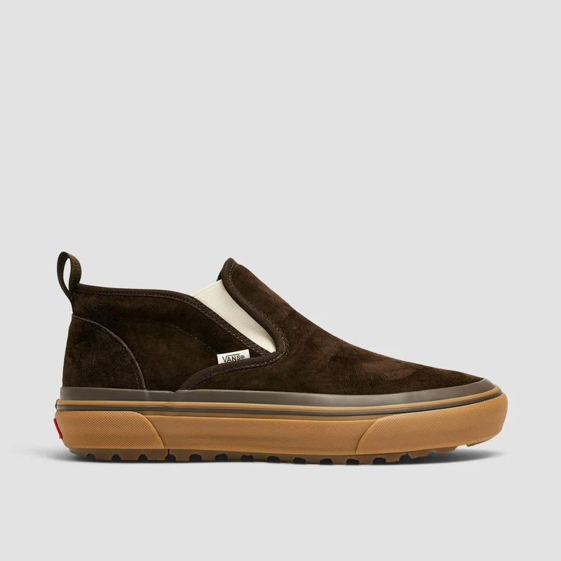 Vans Mid Slip MTE-1 Mid Top Slip On Shoes - Demitasse/Gum 10uk / Demitasse/Gum