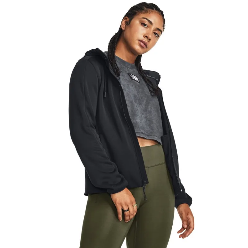 Moletom Feminino Under Armour Essential Swacket P Preto