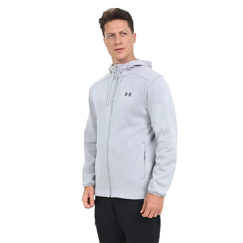 Moletom Masculino Under Armour Essential Swacket P Cinza
