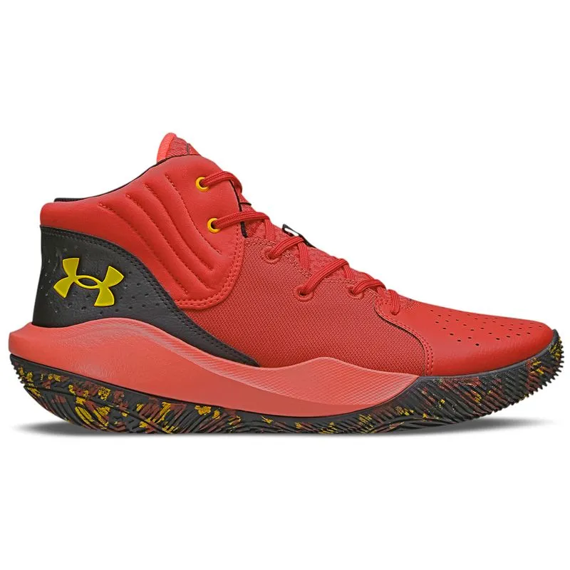 Tênis de Basquete Masculino Under Armour JET 21 41 Vermelho