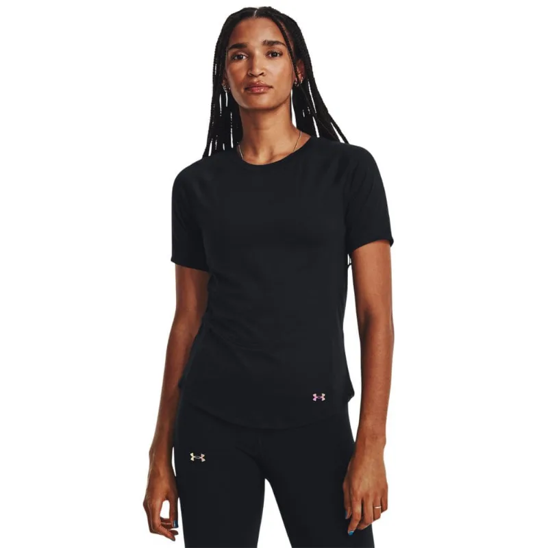 Camiseta de Treino Feminina Under Armour Rush Mesh PP Preto
