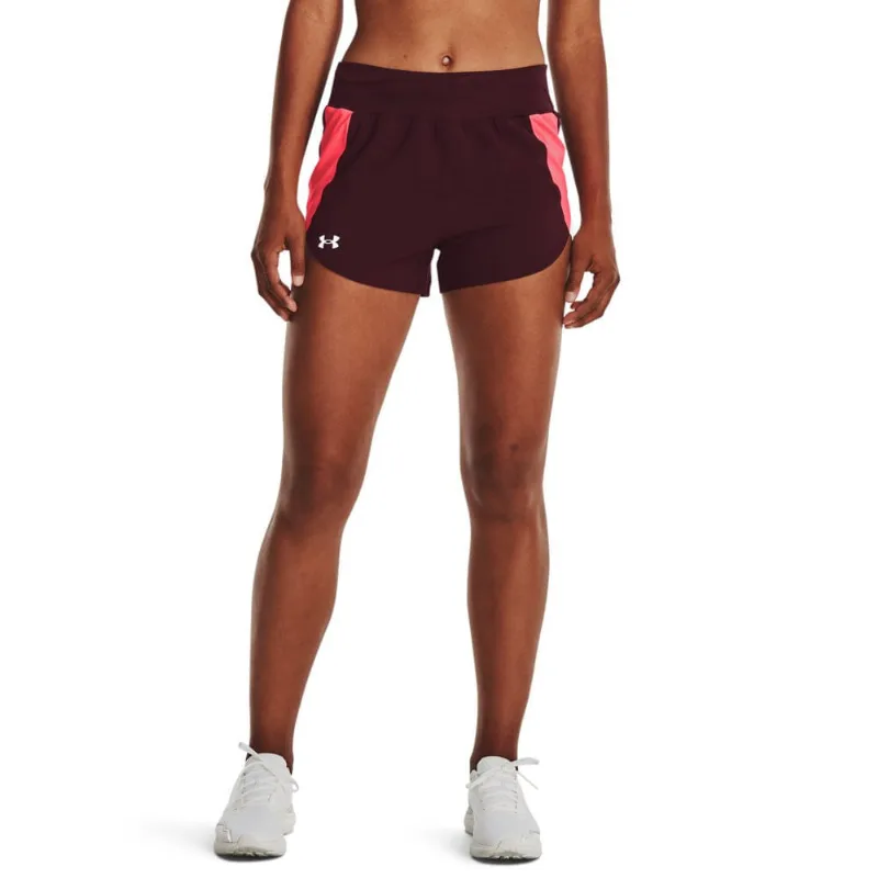 Shorts de Treino Feminino Under Armour Fly By Elite P Vermelho