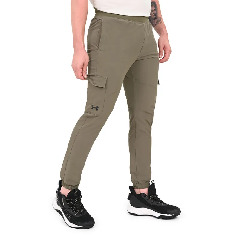 Calça de Treino Masculina Under Armour Stretch Woven P Verde