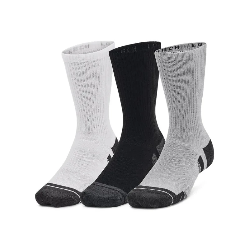 Meia Under Armour Performance Tech - Pacote com 3 Pares 36-40 Cinza