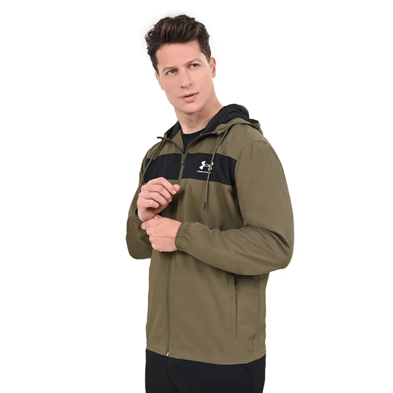 Jaqueta Masculina Under Armour Sportstyle Windbreaker P Verde