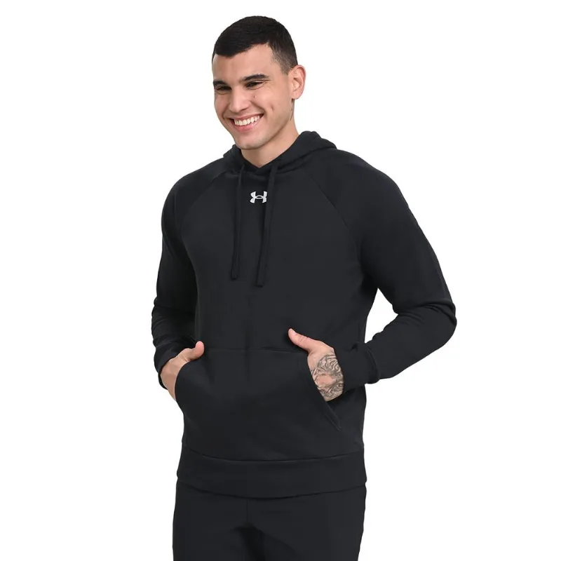 Blusa Masculina Under Armour Rival Fleece Hoodie P Preto