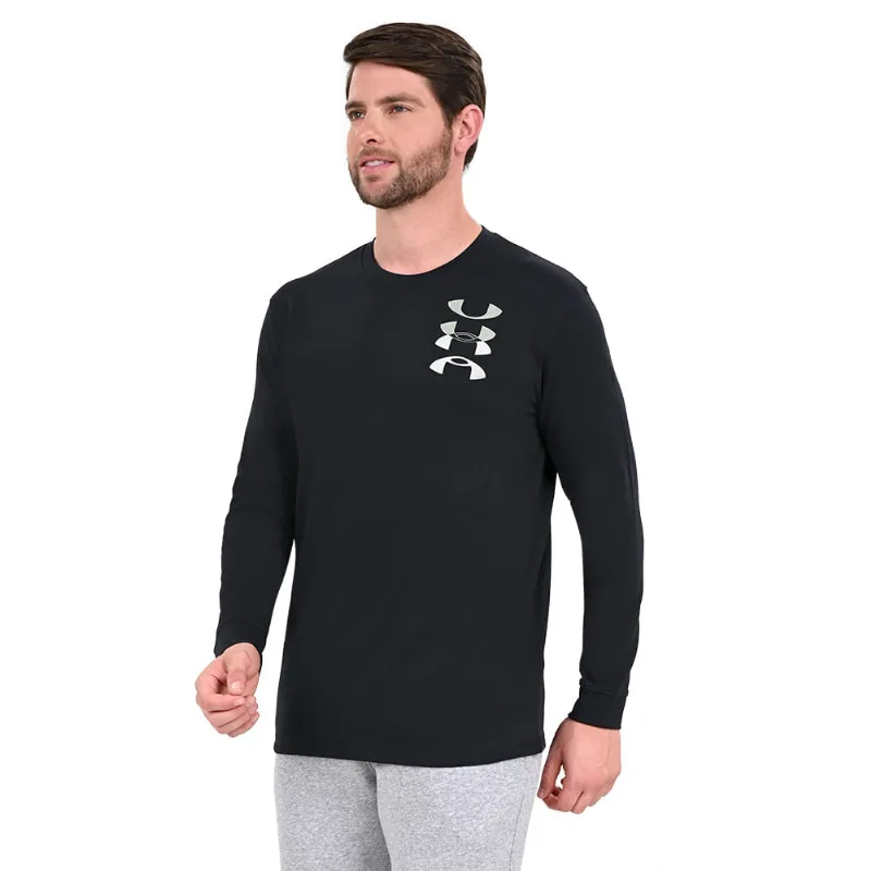 Camiseta Manga Longa Masculina Under Armour Train Anywhere G Preto