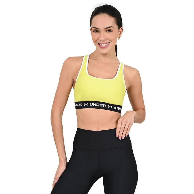Top de Treino Feminino Under Armour Crossback Mid PP / Verde