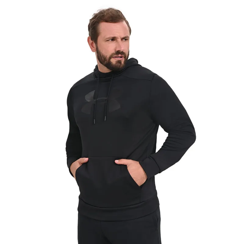 Moletom Masculino Under Armour Rival Fleece Big Logo 2GG Preto