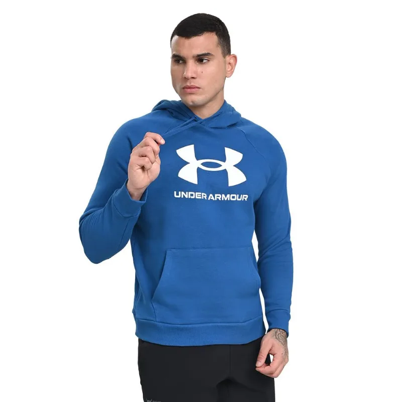 Moletom Masculino Under Armour Rival Fleece Logo P Azul