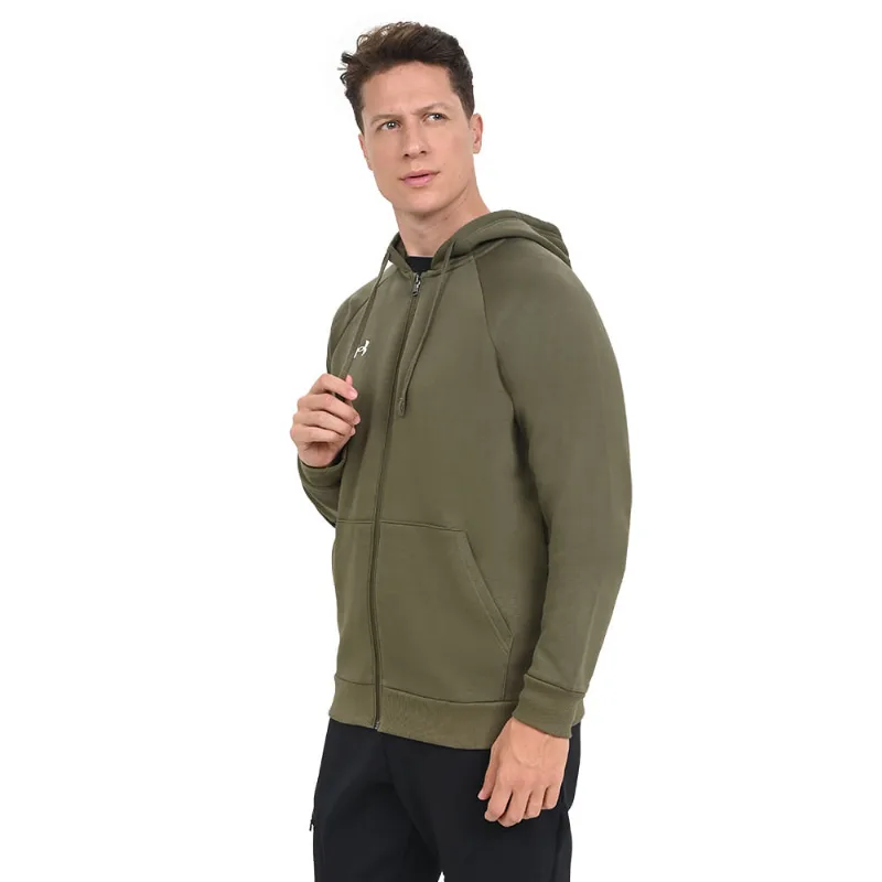 Moletom Masculino Under Armour Rival Fleece Full Zip M Verde