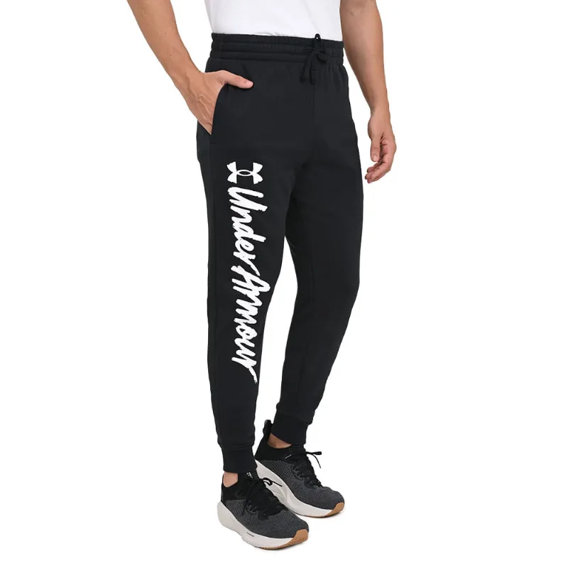 Calça Masculina Under Armour Rival Fleece Graphic GG Preto
