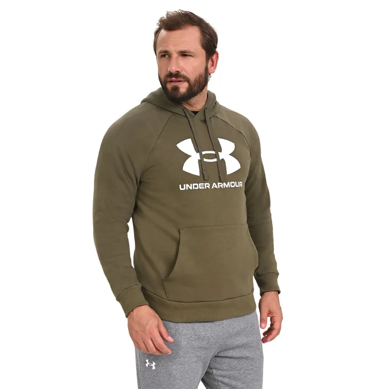 Moletom Masculino Under Armour Rival Fleece P Verde