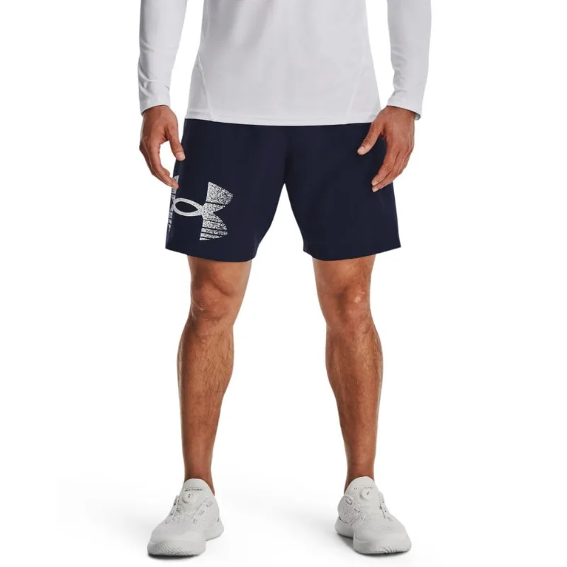 Shorts de Treino Masculino Under Armour Woven Graphic P Azul