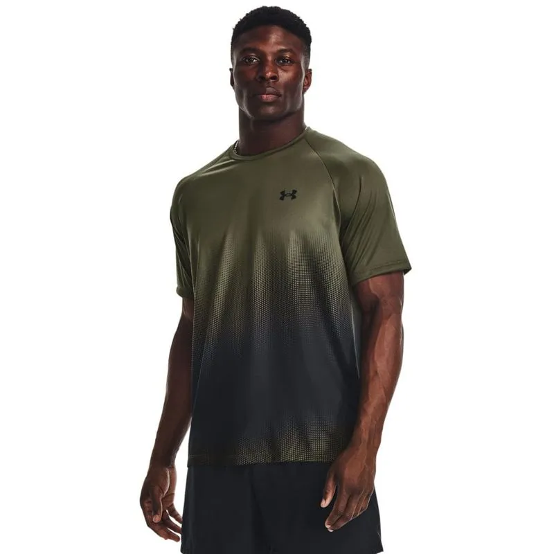 Camiseta de Treino Masculina Under Armour Tech Fade M / Verde