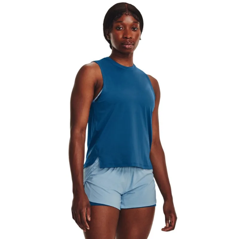 Regata de Treino Feminina Under Armour Rush Tank P Azul