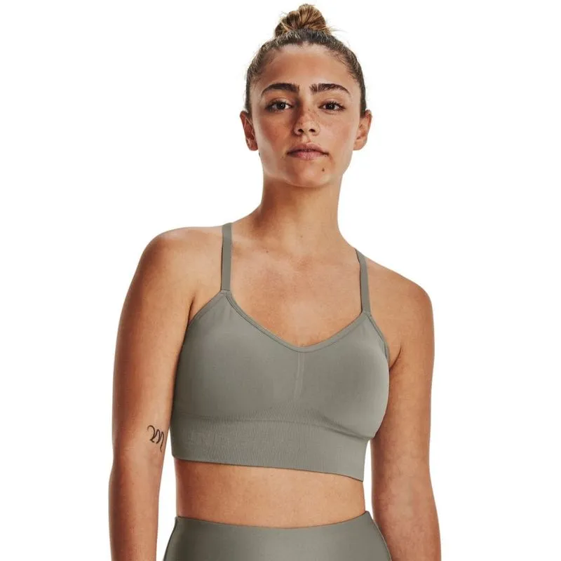 Top de Treino Feminino Under Armour Seamless Low GG / Cinza
