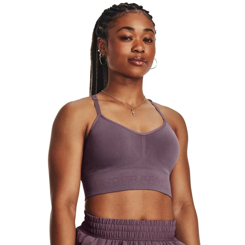 Top de Treino Feminino Under Armour Seamless Low M / Roxo
