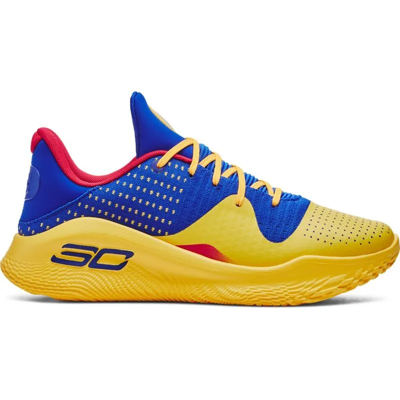 Tênis de Basquete Masculino Under Armour Curry 4 Low Flotro 48 Azul