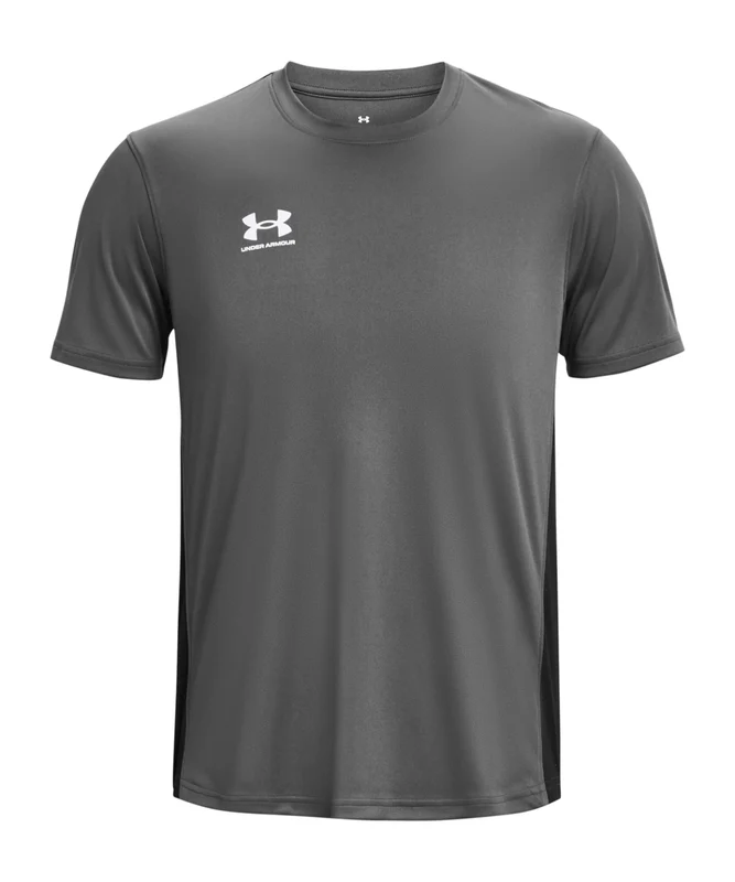 Under Armour Men's Challenger Short Sleeve T-Shirt Castle Rock Grey / M