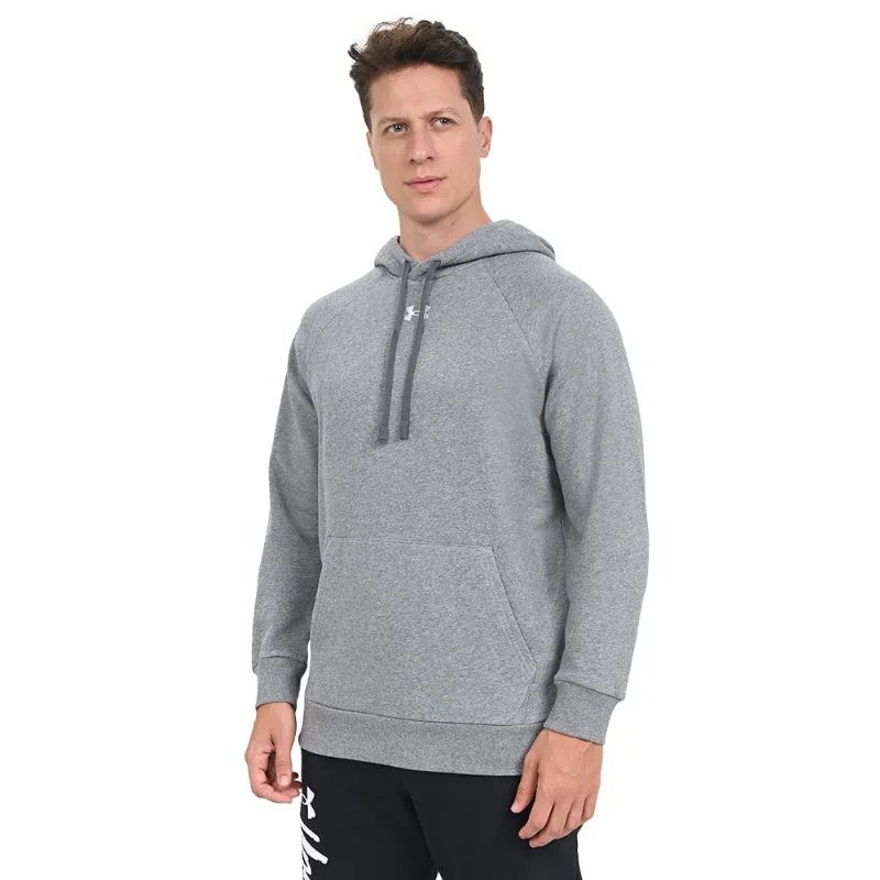 Moletom Masculino Under Armour Rival Fleece G Cinza