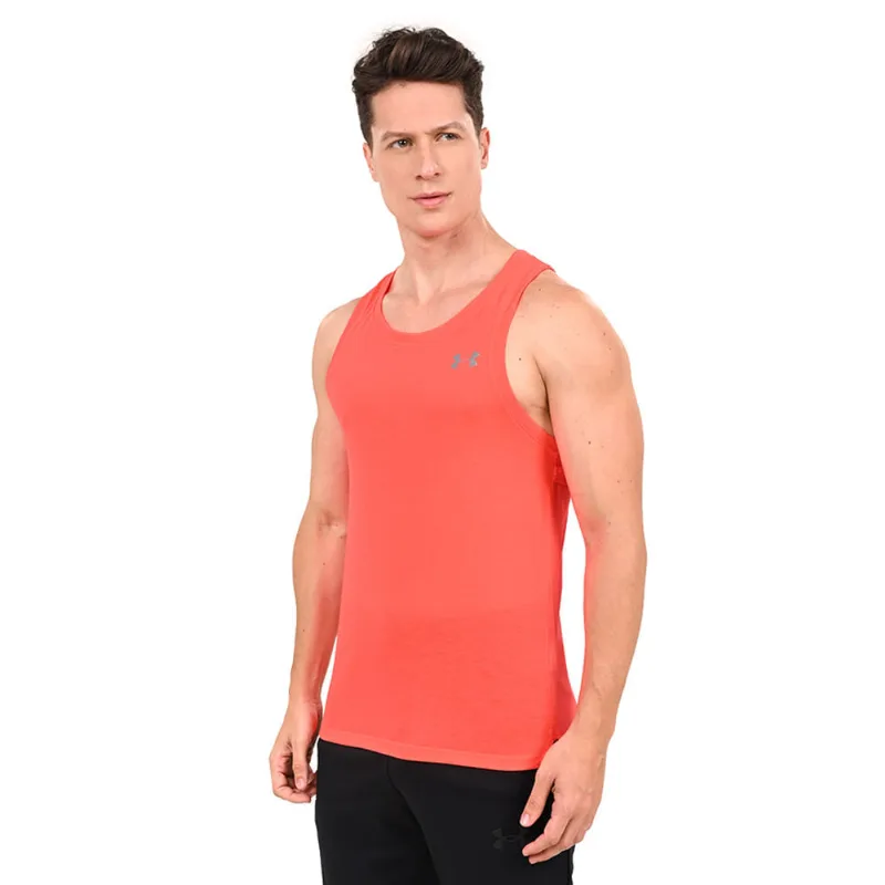 Regata de Corrida Masculina Under Armour Streaker Singlet GG Vermelho