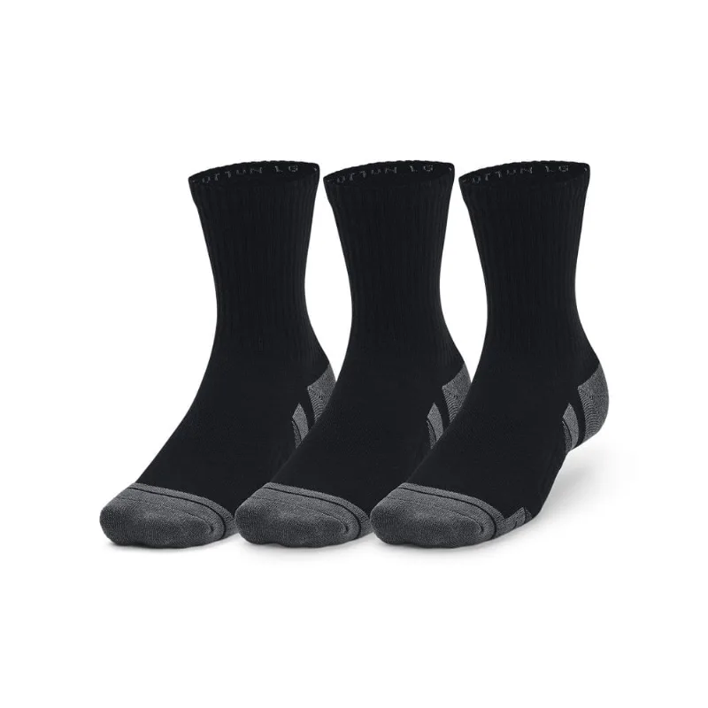 Meia Under Armour Performance Tech - Pacote com 3 Pares 45-49 Preto