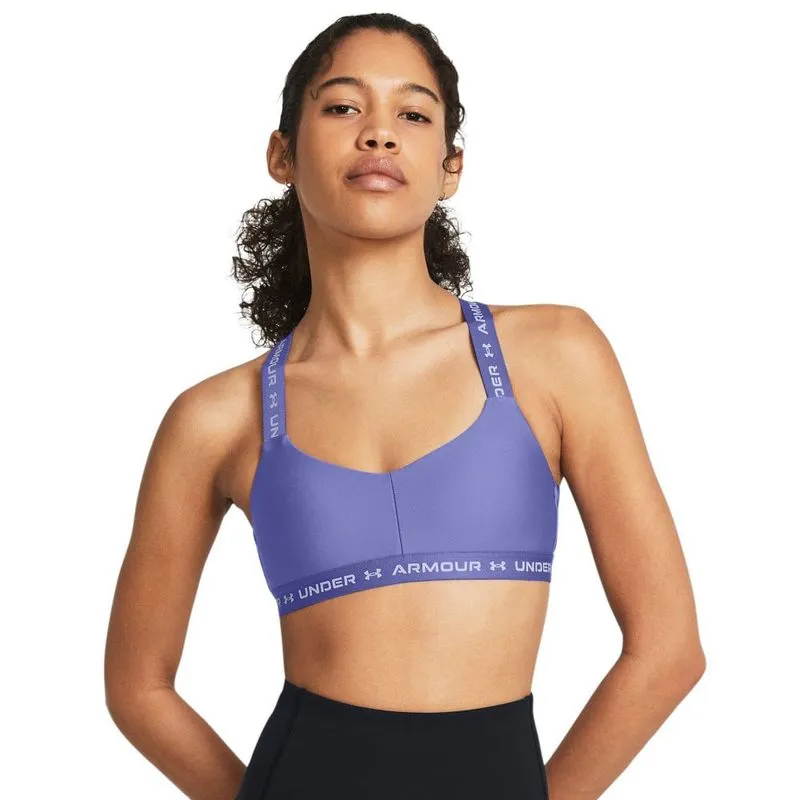 Top de Treino Feminino Under Armour Crossback Low GG / Azul
