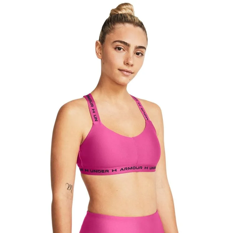 Top de Treino Feminino Under Armour Crossback Low P / Rosa