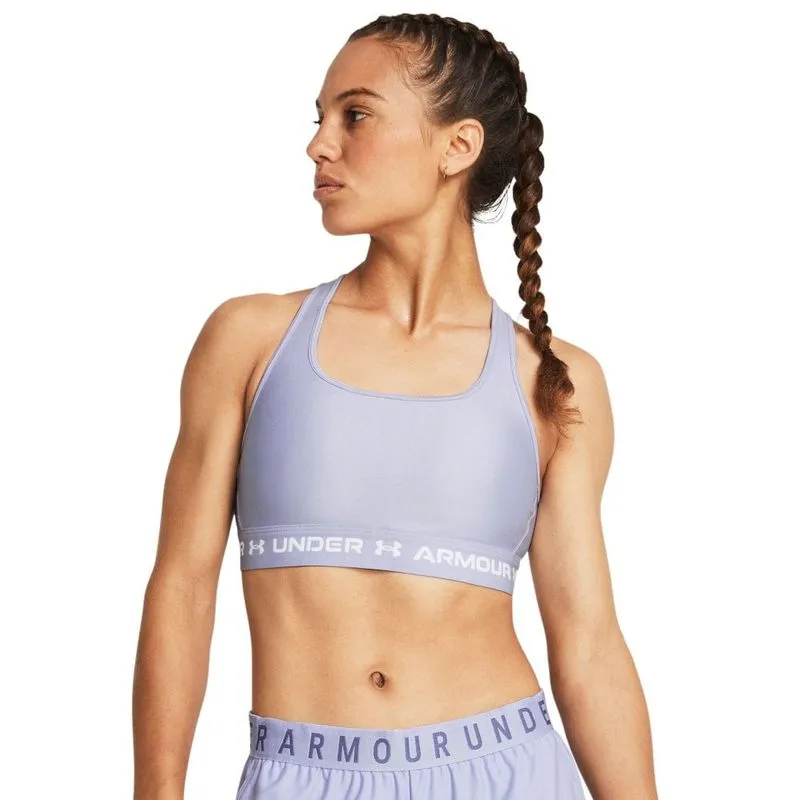 Top de Treino Feminino Under Armour Crossback Mid M / Azul
