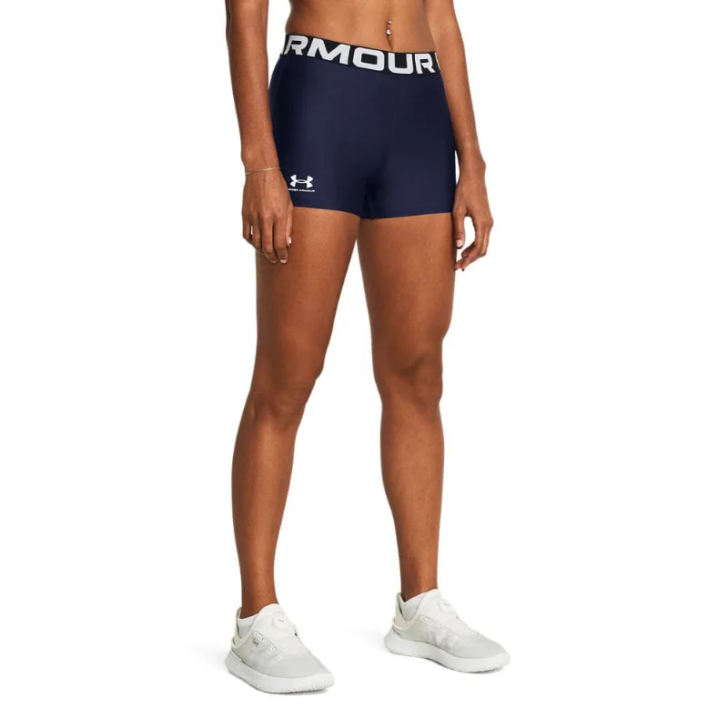 Shorts de Treino Under Armour HeatGear Authentics Feminina P Azul