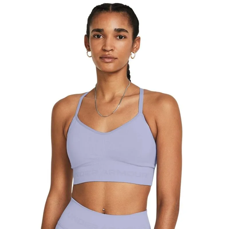 Top de Treino Feminino Under Armour Seamless Low P / Azul