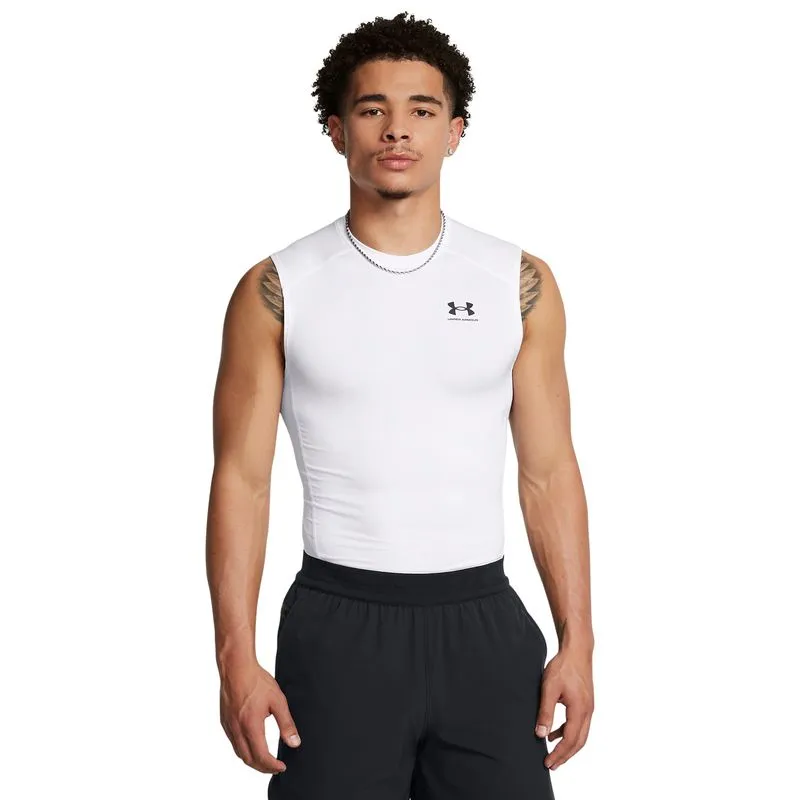 UA HG Armour Comp SL-WHT M