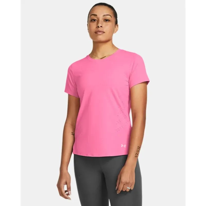 Camiseta de Treino Feminina Under Armour Launch Elite PP Rosa