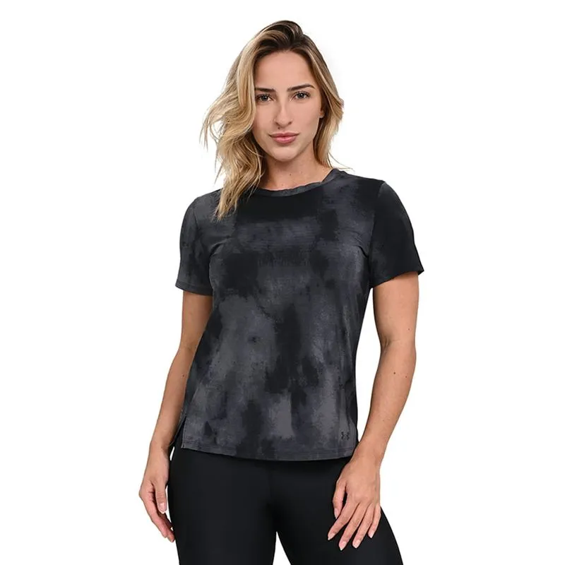 Camiseta de Treino Feminina Under Armour Launch Elite Printed M / Preto