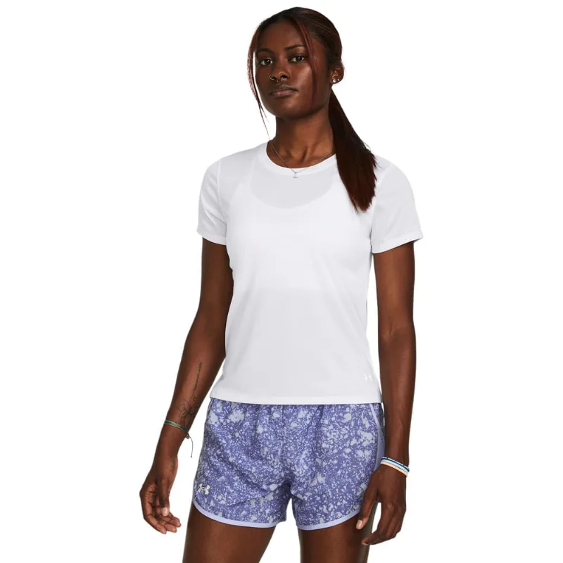 Camiseta de Corrida Under Armour Launch Feminina M Branco