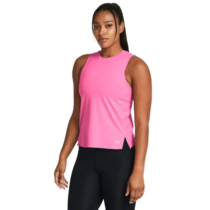 Regata de Trilha Feminina Under Armour Launch Trail M Rosa