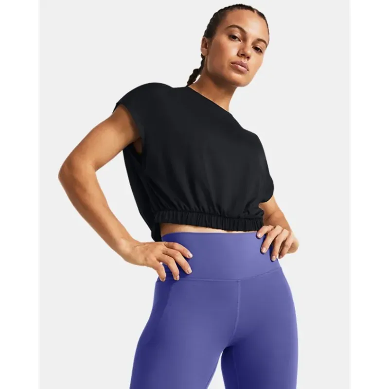 Remera crop de Entrenamiento Meridian Bubble Hem para Mujer Meridian Bubble Hem Crop SS