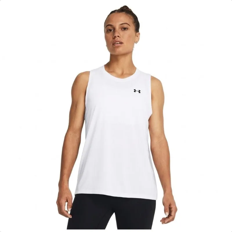 Camiseta Regata Under Armour Tech Tank Solid Feminina P / Branco