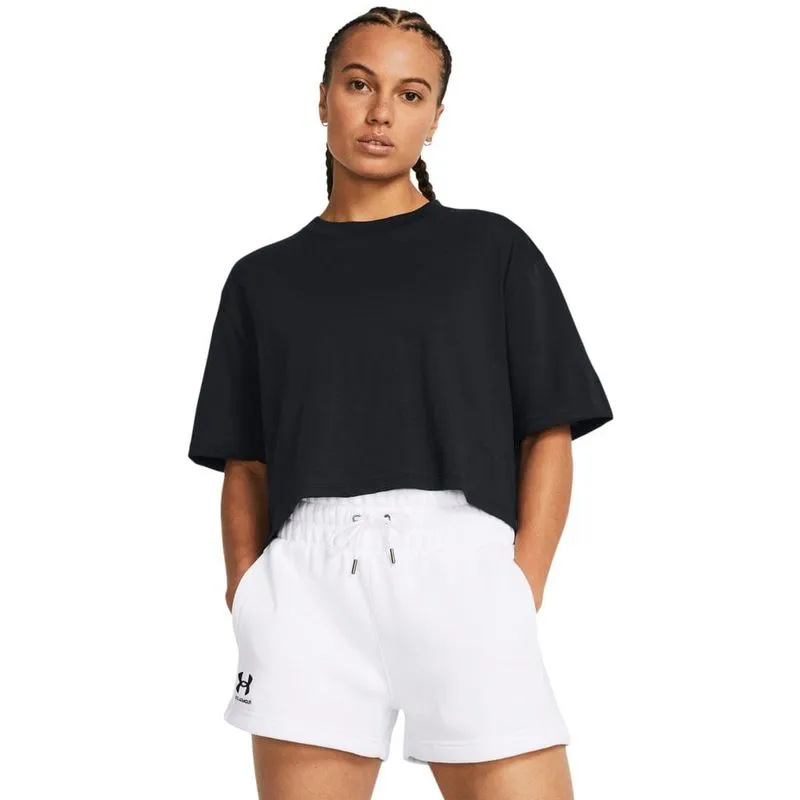 Cropped de Treino Feminino Under Armour Campus Boxy GG / Preto