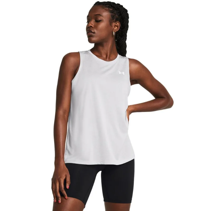 Regata de Treino Under Armour Tank Twist Feminina GG Cinza