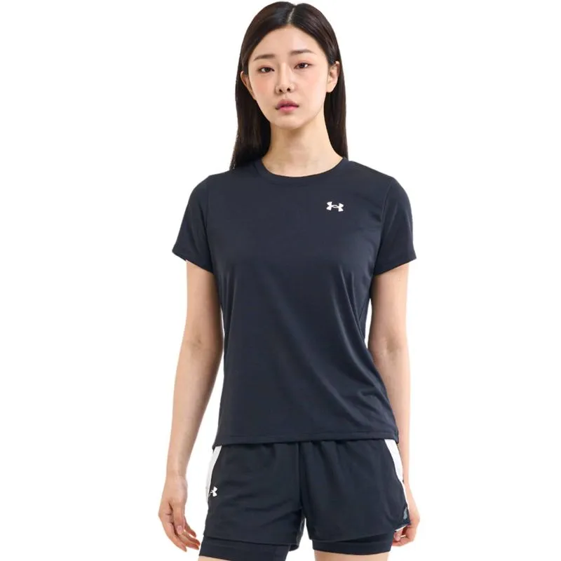 Camiseta de treino Under Armour Tech Feminina - Preta, M